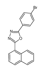 2-(4-溴苯基)-5-(1-萘基)-1，3，4-噁二唑