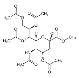 (1S,2R)-1-((2R,3R,4S,6R)-3-乙酰氨基-4-乙酰氧基-6-氯-6-(甲氧基羰基)四氢-2H-吡喃-2-基)丙烷-1,2,3-三基 三乙酸酯