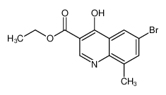 6-溴-4-羟基-8-甲基喹啉-3-羧酸乙酯
