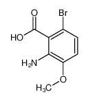 2-氨基-3-甲氧基-6-溴苯甲酸
