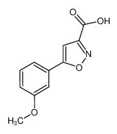 5-(3-甲氧基-苯基)-异噁唑-3-羧酸