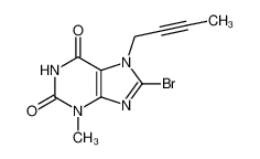 8-溴-7-(2-丁炔)-3-甲基黄嘌呤
