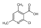 2-氯-4，6-二甲基烟酸