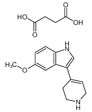 5-甲氧基-3-(1,2,3,6-四氢吡啶-4-基)-1H-吲哚 半琥珀酸盐