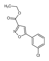 5-(3-氯苯基)-异噁唑-3-羧酸乙酯