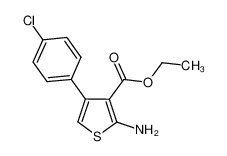 乙基2-氨基-4-(4-氯苯基)噻吩-3-羧酸酯