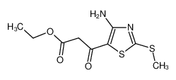 3-[4-氨基-2-(甲硫基)-5-噻唑基]-3-氧代丙酸乙酯