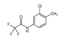 N-(3-氯-4-甲基苯基)-2，2，2-三氟乙酰胺