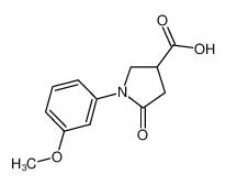 1-(3-甲氧苯基)-5-氧亚基吡咯烷-3-羧酸
