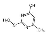6-甲基-4-羟基-2-甲硫基嘧啶