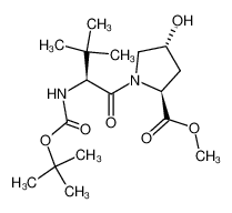 (2S,4R)-1-[(S)-2-(Boc-氨基)-3,3-二甲基丁酰基]-4-羟基吡咯烷-2-甲酸甲酯