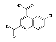 6-氯喹啉-2，4-二羧酸