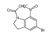N-乙酰基-5-溴-7-硝基吲哚啉
