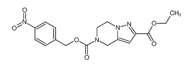 5-(4-硝基苄基)6,7-二氢吡唑并[1,5-a]吡嗪-2,5(4H)-二羧酸-2-乙酯