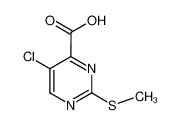 2-甲硫基-5-氯嘧啶-4-甲酸