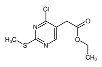 4-氯-2-甲基硫代-5-嘧啶乙酸乙酯