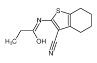 N-(3-氰基-4,5,6,7-四氢苯并[b]噻吩-2-基)丙酰胺
