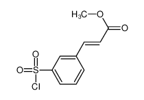(E)-3-[3-(氯磺酰基)苯基]丙烯酸甲酯