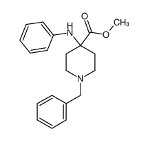 1-苄基-4-(苯基氨基)哌啶-4-羧酸甲酯