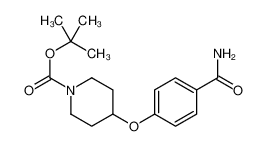 4-(4-氨基甲酰基苯氧基)哌啶-1-羧酸叔丁酯