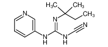 N-氰基-N'-(1，1-二甲基丙基)-N''-(3-吡啶基)胍