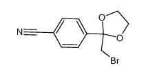 4-[2-(溴甲基)-1，3-二噁烷-2-基]苯甲腈