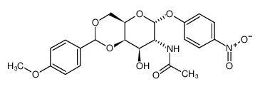 4-硝基苯基-2-乙酰氨基-2-脱氧-4,6-O-对氧基苄叉-a-D-吡喃葡萄糖苷