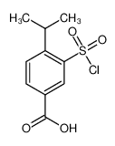 3-(氯磺酰基)-4-异丙基苯甲酸