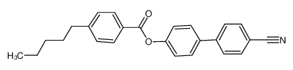 4'-戊基苯甲酸 4-氰基联苯酯