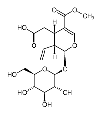 2-((2S,3R,4S)-5-(甲氧基羰基)-2-(((2S,3R,4S,5S,6R)-3,4,5-三羟基-6-(羟甲基)四氢-2H-吡喃-2-基)氧基)-3-乙烯基-3,4-二氢-2H-吡喃-4-基)乙酸