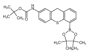 5-(4,4,5,5-四甲基-1,3,2-二氧硼杂环戊烷-2-基)-9H-噻吨-2-基氨基甲酸叔丁酯
