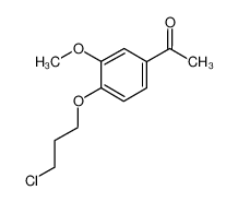 4-(3-氯丙基氧基)-3-甲氧基苯乙酮
