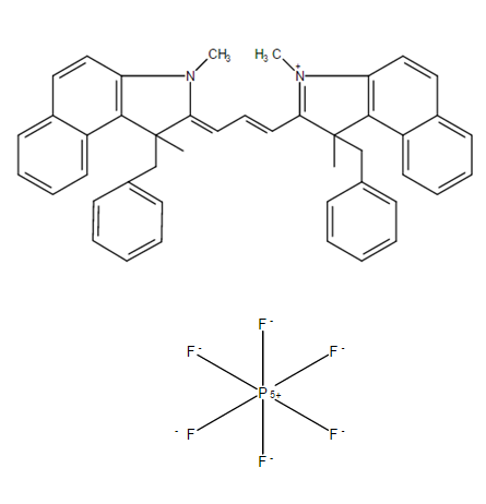 1-苄基-2-[3-(1-苄基-1，3-二甲基-1H-苯并[e]吲哚-2(3H)-亚基)-1-丙烯-1-基]-1，3-二甲基-1H-苯并[e]吲哚-3-鎓六氟磷酸盐