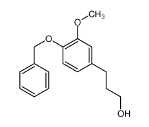3-(4-(苄氧基)-3-甲氧苯基)丙-1-醇