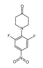1-(2,6-二氟-4-硝基苯基)哌啶-4-酮