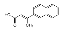 (E)-3-(萘-2-基)丁-2-烯酸