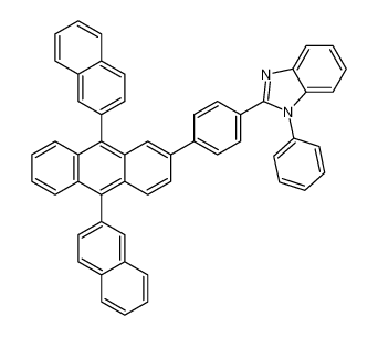 2-(4-(9，10-二(萘-2-基)蒽-2-基)苯基)-1-苯基-1H-苯并[d]咪唑