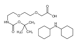 2-[2-(叔丁氧羰基氨基)乙氧基]乙氧基乙酸二环己胺盐