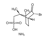 ((1S，3R，4R，7S)-3-溴-3，7-二甲基-2-氧代双环[2.2.1]庚烷-7-基)甲磺酸铵