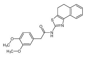 N-(4,5-二氢萘并[1,2-d]噻唑-2-基）-2-（3,4-二甲氧基苯基）乙酰胺