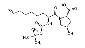 (4R)-1-[(2S)-2-[[叔丁氧羰基]氨基]-1-氧代-8-壬烯基]-4-羟基-L-脯氨酸