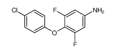 4-(4-氯苯氧基)-3，5-二氟苯胺