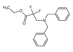 3-(二苄基氨基)-2，2-二氟丙酸乙酯