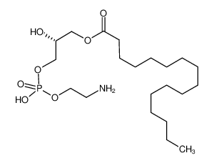 1-palmitoyl-2-hydroxy-sn-glycero-3-phosphoethanolamine