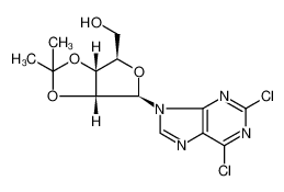 ((3aR，4R，6R，6aR)-6-(2，6-二氯-9H-嘌呤-9-基)-2，2-二甲基四氢呋喃并[3，4-d][1，3]二氧戊环-4-基)甲醇