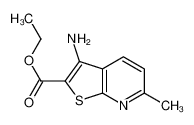 3-氨基-6-甲基噻吩并[2，3-b]吡啶-2-羧酸乙酯