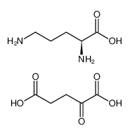 (S)-2，5-二氨基戊酸化合 2-羰基戊烷二酸(1:1)