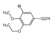 3-溴-5-乙氧基-4-甲氧基苯甲腈