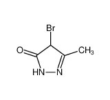 4-溴-3-甲基-1H-吡唑-5(4H)-酮
