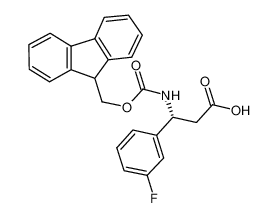 Fmoc-(R)-3-氨基-3-(3-氟苯基)-丙酸